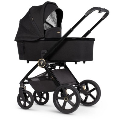 Carucior Venicci Upline 2 All Black (Varianta: 3 in 1 + Baza IsoFix) foto