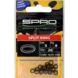 INELE DESPICATE SPRO MATT BLACK NR 5 20 BUC 8KG