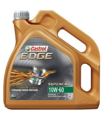 Ulei motor Castrol_ ulei motor 10w60 EDGE TITANIUM (FST) de inalta performanta: ACEA A3/B3. A3/B4. API SN/CF. BMW Approved for BMW M-Models. VW 501 01 foto