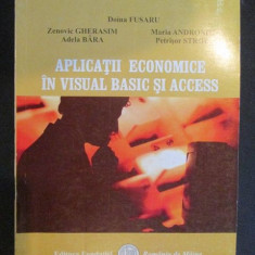Aplicatii economice in visual basic si access