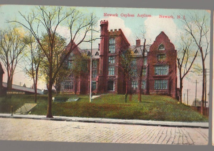 CPIB 23948 - CARTE POSTALA - AZILUL DE ORFELINAT DIN NEWARK, N.J., CIRCULATA, 1911, STAMPILA, TIMBRU