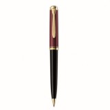 Pix souveran k800 mina tip parker,accesorii placat cu aur,corp negru-rosu, Pelikan