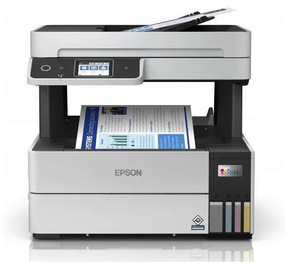 Multifunctional inkjet color Epson EcoTank CISS L6490, dimensiune A4 (Printare,Copiere,