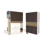 NIV, Journal the Word Reference Bible, Imitation Leather, Brown/Tan, Red Letter Edition: Let Scripture Explain Scripture. Reflect on What You Learn.
