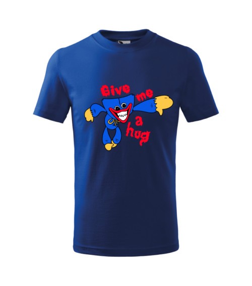 Tricou Personalizat Albastru Huggy Wuggy pentru Copii 3