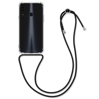 Husa pentru Samsung Galaxy A20s, Silicon, Negru, 52935.01 foto