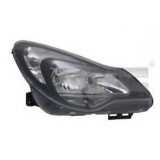 Far Opel Corsa D, 01.2011-12.14, Electric, tip bec H1+H7+PY24W, omologare ECE, cu motoras, negru, 1216645; 95510688, Dreapta, marca DEPO