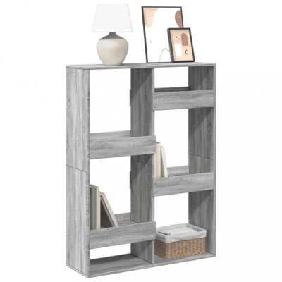 vidaXL Bibliotecă, gri sonoma, 100x33x135 cm, lemn prelucrat 3309389 foto
