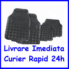 Set covorase auto lucioase PVC NEGRE AL-TCT-PVC foto