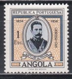 Angola 1956 - Centenarul nașterii lui Artur De Paiva, MNH, Nestampilat