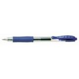 Roller cu gel G2 cu mecanism Pilot albastru 0.5 mm