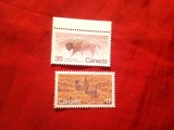 2 Timbre Canada 1980 si 1981 - Fauna, Nestampilat