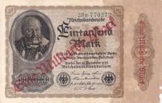 GERMANIA 1.000.000.000 marci 1922 VF!!! foto
