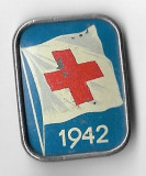 Insigna Crucea Rosie - Geneve, Elvetia, 1942, Europa