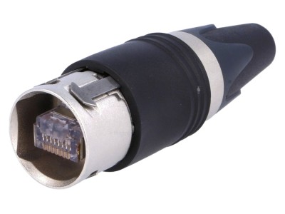 Conector RJ45 ecranat aurit Cat6 foto