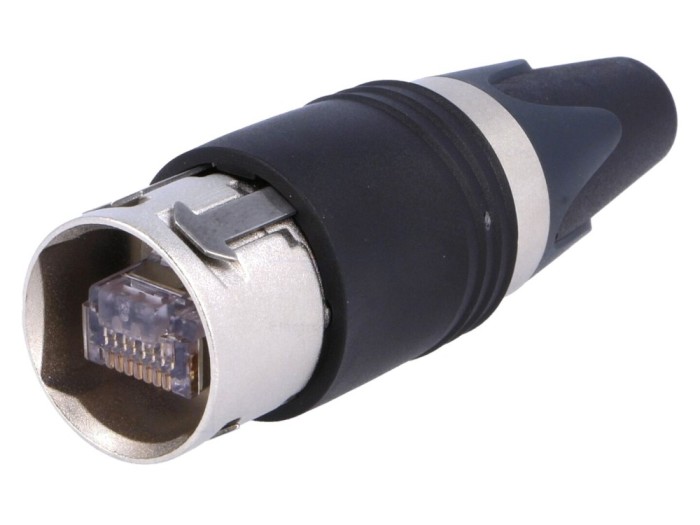 Conector RJ45 ecranat aurit Cat6