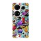 Husa compatibila cu Huawei P40 model Graffiti, Silicon, TPU, Viceversa