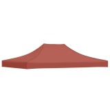 Cumpara ieftin Acoperis pentru cort de petrecere, caramiziu, 4 x 3 m, 270 g/m&sup2;