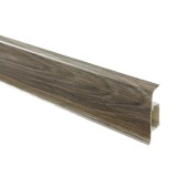 Plinta parchet PVC Vilo Esquero 610, canal cablu, stejar ghinda, 2500 x 66.6 x 21.9 mm