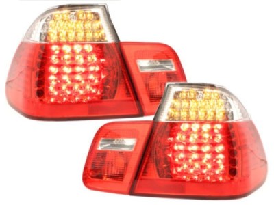Stopuri LED BMW Seria 3 E46 Sedan 4D (1998-2001) Rosu Cristal Performance AutoTuning foto