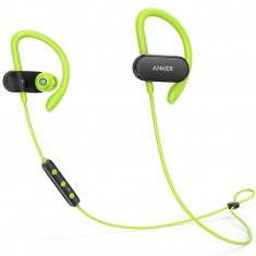 Casca de Telefon Anker SoundBuds Curve B2C UN Black Green 1 foto