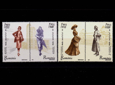 ✅RO 2003 , LP 1623 ,&amp;quot;Moda Sec . XX &amp;quot; , serie ,MNH foto