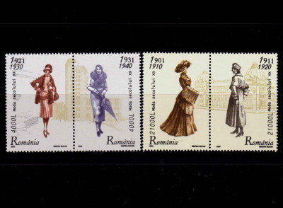 RO 2003 , LP 1623 ,&amp;quot;Moda Sec . XX &amp;quot; , serie ,MNH foto