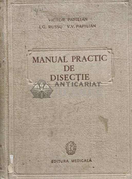 Manual practic de disectie - 1959 - Victor Papilian (@E29)