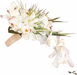 Buchet Cascada EVENTISSIMI - Orhidee, Alb, Eventissimi&reg;