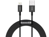Cablu USB Male la Lightning Male Baseus Superios CALYS-C01 2m negru
