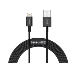 Cablu USB Male la Lightning Male Baseus Superios CALYS-C01 2m negru