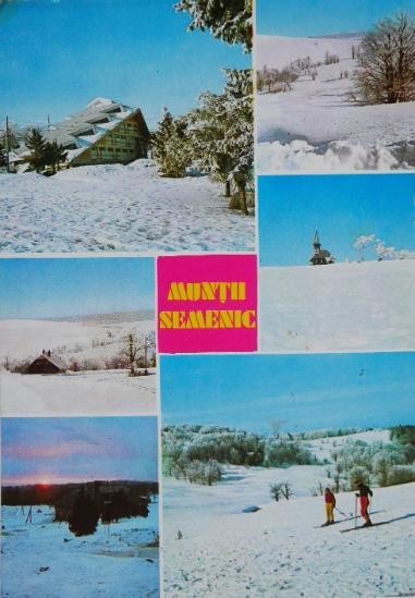 Muntii Semenic (Carte postala circulata)
