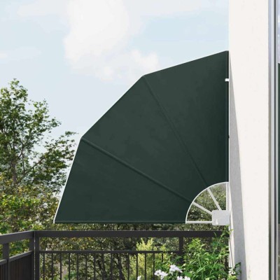 vidaXL Ecran de intimitate pentru balcon Verde &amp;icirc;nchis 115 x 115 cm 42000910 foto