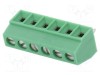 Conector regletă conexiuni PCB 13,5A 200V verde PHOENIX CONTACT