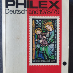 Catalog filatelic timbre Philex – Deutschland 1978/79, 400 pag, stare buna