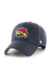 47 brand sapca NHL Columbus Blue Jackets culoarea albastru marin, cu imprimeu, HVIN-SUMVP28WBP-NY00