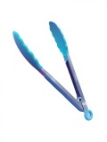 Cleste Bucatarie Silicon Inox 28 cm Turcoaz Universal - Ustensila Multifunctionala Gratar, Salate, Gatit