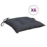 Cumpara ieftin Perne de scaun, 6 buc., antracit, 50x50x7 cm, textil oxford