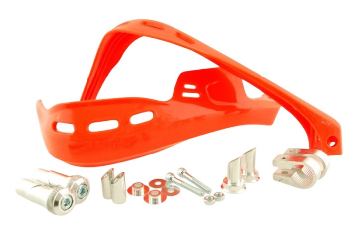 Set 2 protectii enduro cu prinderi ghidon, culoare portocaliu Cod Produs: MX_NEW AW5212