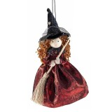 Figurina Vrajitoare Befana textil multicolor III cm 11x5x20 H