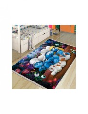 Covor camera copii cu strumfii foto