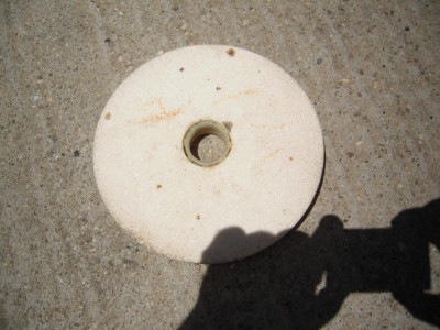 Piatra abraziva pentru polizor cu diametrul exterior de 220 mm, diametrul interior de 32 mm, grosime 20 mm foto