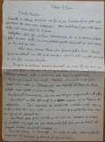 Scrisoare S. Luchian catre Cecilia Vasilescu, transcrisa olograf de Laura Cocea