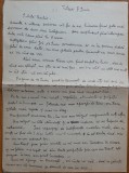 Scrisoare S. Luchian catre Cecilia Vasilescu , transcrisa olograf de Laura Cocea