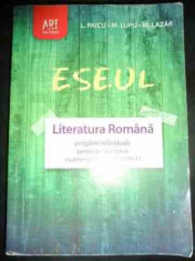 Eseul Literatura Romana Pregatire Individuala Pentru Proba Sc - L. Paicu, M. Lupu, M. Lazar ,545158 foto