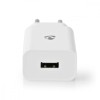 Alimentator USB Nedis iesire 2.1A cablu micro USB inclus alb