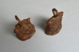 Doua clopote vechi de fier Transilvania