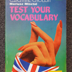 TEST YOUR VOCABULARY - Mariusz Misztal