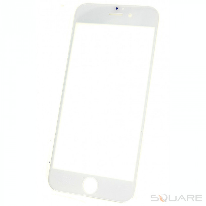 Geam Sticla iPhone 6, White, AM+