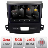 Navigatie Android 12 Mitsubishi Outlander 2007-2012 QLED 2K 8GB+128GB
